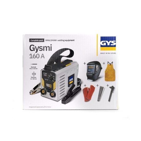 PACK GYSMI 160 P avec Cagoule, gants, tablier et accessoires