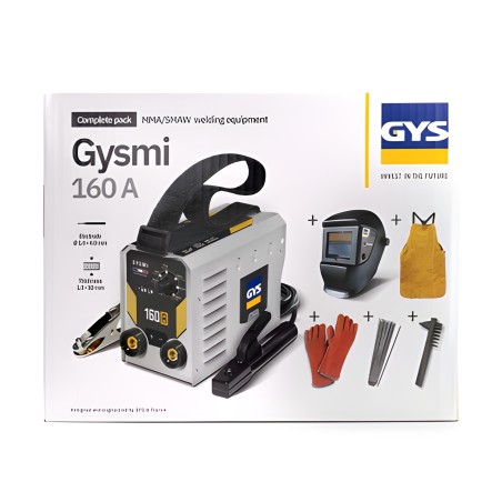 PACK GYSMI 160 P com cagoule, luvas, avental e acessórios