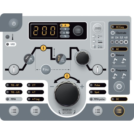 GYS - PROTIG 201 AC/DC HF FV | Lasapparaat zonder accessoires