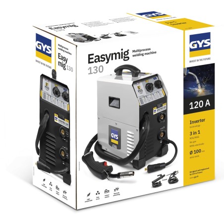 Saldatrice multiprocesso GYS EASYMIG 130