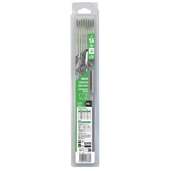 Pack de 14 électrodes INOX 316L Ø 1,6 mm GYS