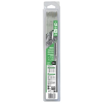 Pack de 14 eléctrodos INOX 316L Ø 1,6 mm GYS