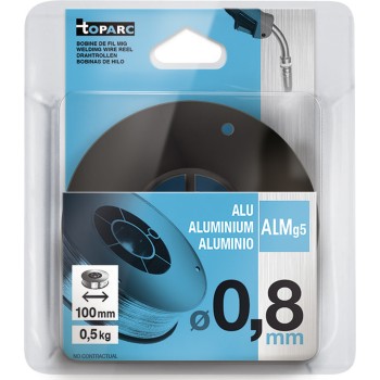GYS - Alu-Drahtspule AlMg5 Ø 0,8mm - D100 - 0,5kg