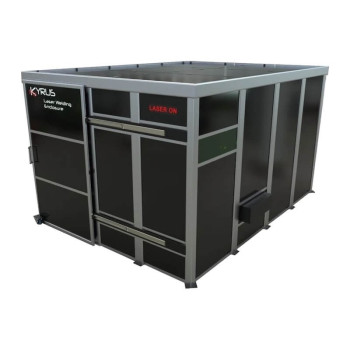 Cabina de soldadura láser clase 4 - 4x3m con puerta corredera