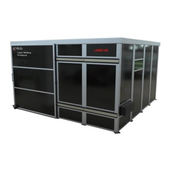 Laserlascabine klasse 4 - 4x4m met schuifdeur