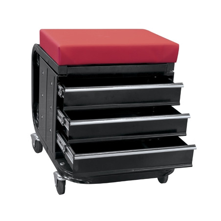 TABOURET ATELIER 3 TIROIRS