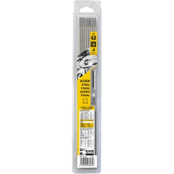 Pack mit 8 STAHL-Rutil-Elektroden Ø 4 mm GYS