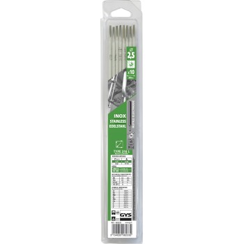 Pack of 10 INOX 316L Ø 2.5 mm GYS Electrodes