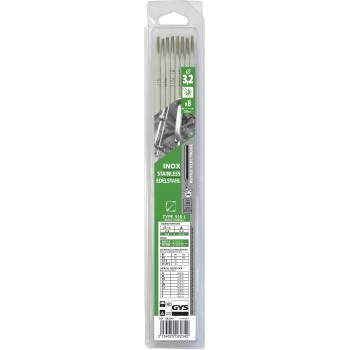 8 X electrodos inox 316 L para soldadura inox Ø 3,2 mm GYS X8