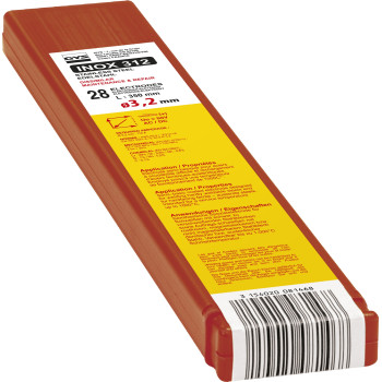 Pack de 28 eléctrodos INOX 312R Ø 3,2 mm GYS