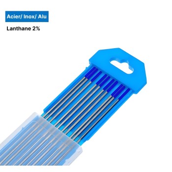 Eléctrodos de Tungsténio Lantânio 2% (Azul) - Ø1,0x150 mm (x10)