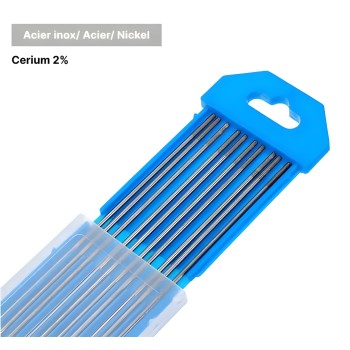 Wolfram-Cer-Elektroden 2% (Grau) - Ø2,0x150 mm (x10)