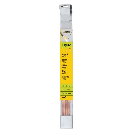2 varetas de prata 40% Ø1.5 (C.333mm)