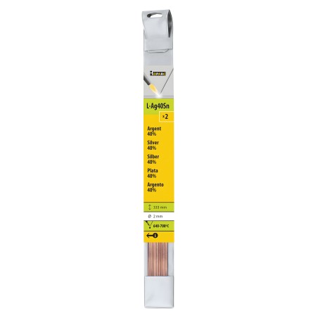 2 varetas de prata 40% Ø2.0 (C.333mm)