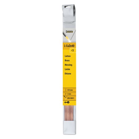 5 varillas de latón Ø2.0 (L.333mm)