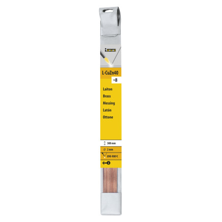 8 baguettes laiton Ø2.0 (L.500mm)