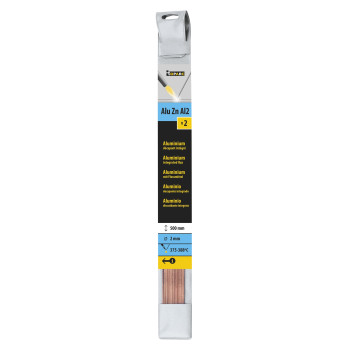 2 baguettes alu Ø2 (L.500mm)