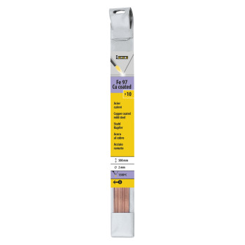 10 baguettes acier cuivré Ø2.0 (L.500mm)