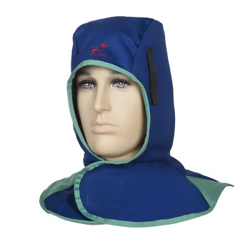 Capuz de soldadura azul, ignífugo - 17,16 €