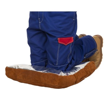 Almofada de soldadura em couro crosta bovino/aluminizado - 156,96 €