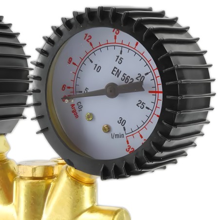 Drukregelaar voor gasfles zuiver Argon en Argon/CO2
