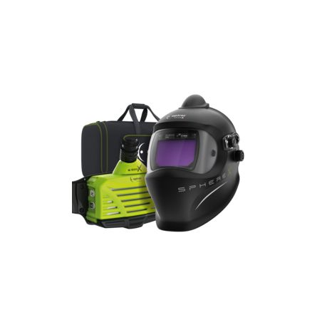 Pack : sphereX 2.5 pure air (e3000X) masque de soudure PAPR noir + e3000X PAPR