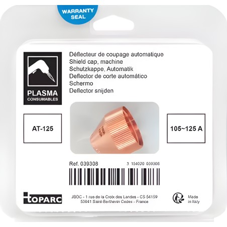 1 deflectorschoen voor snijden 105/125 A voor plasmabrander AT-125