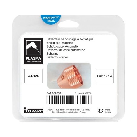 1 patin déflecteur de coupage 105/125 A pour torche AT -125
