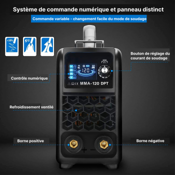 SOUDEXPERT - Poste à  souder Inverter MMA+TIG LIFT 120A