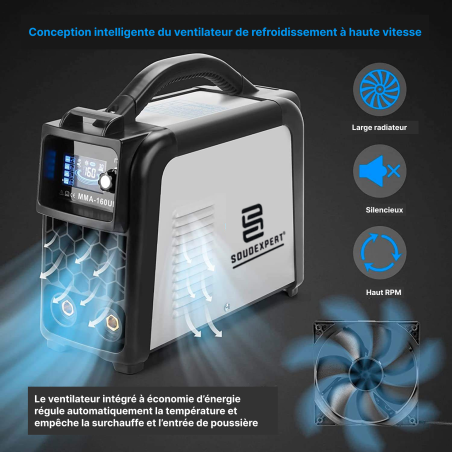SOUDEXPERT - Poste à  souder Inverter MMA+TIG LIFT 160A