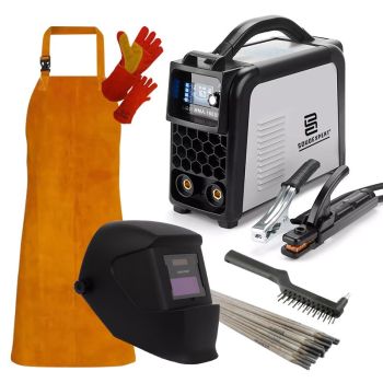 PACK PROMO Equipo de soldadura MMA 160A con 5 accesorios