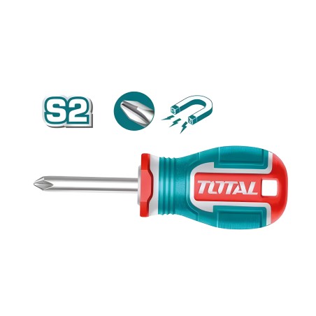 Chave de parafusos curta Phillips TSDPH2038 | PH2 x 38 mm