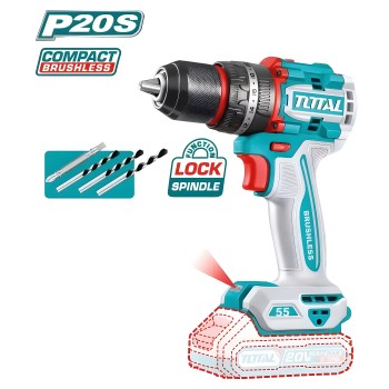 Taladro percutor brushless a batería TIDLI205581 | 20 V