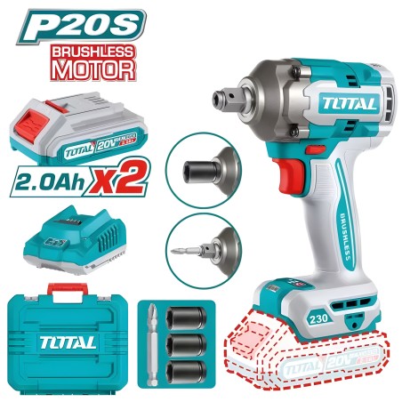Chiave a impatto 1/2'' brushless a batteria TIWLI20236E | 20 V