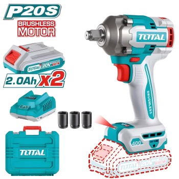 Chiave a impatto 1/2'' brushless a batteria TIWLI2040E | 20 V