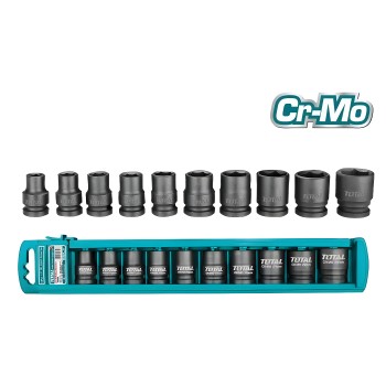 Set di 10 bussole 1/2'' THISTD12101 | CrMo - Cromo-molibdeno
