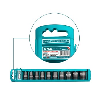 Juego de 10 vasos 1/2'' THISTD12101 | CrMo - Cromo-molibdeno
