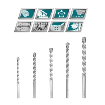 Set di 5 punte per porcellana TACSD7156 | HSS