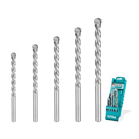 Set van 5 porseleinen boren TACSD7156 | HSS