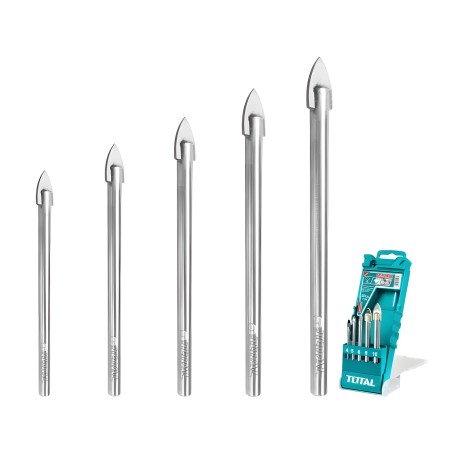 Set van 5 glasboren TACSD7256 | HSS
