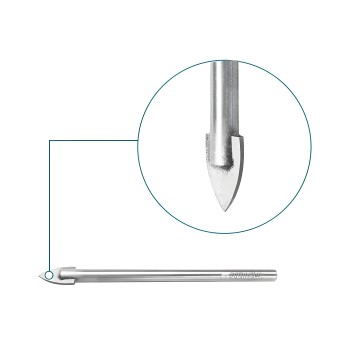 Satz mit 5 Glasbohrern TACSD7256 | HSS