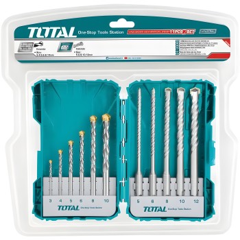 Set van 11 SDS Plus betonboren TACSDL31101 | HSS