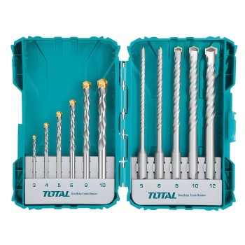 Set di 11 punte SDS Plus calcestruzzo TACSDL31101 | HSS