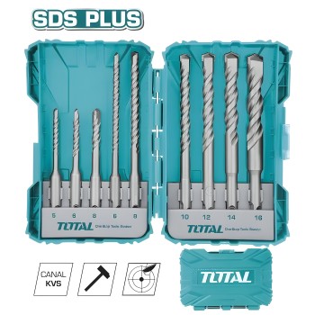 Set van 9 SDS Plus betonboren TACSDL30901 | HSS