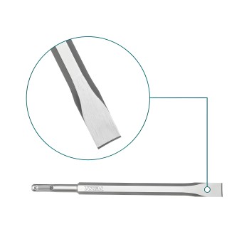 Beitel SDS PLUS TAC15121411 | 250 x 20 mm | Chroom-molybdeen (Cr-Mo)