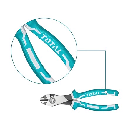 Alicate de corte reforzado  THT27716 | 180 mm | Cromo-vanadio (Cr-V)