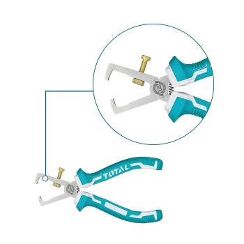 Wire stripping pliers  THT25616 | 160 mm | Chrome-vanadium (Cr-V)
