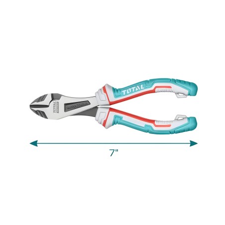 Reinforced cutting pliers  THT27716S | 180 mm | Chrome-vanadium (Cr-V)