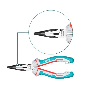Alicate de punta plana reforzado  THT220S | 160 mm | Cromo-vanadio (Cr-V)