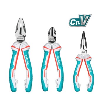 Set van 3 versterkte tangen THT2K0301S | Chroom-vanadium (Cr-V)